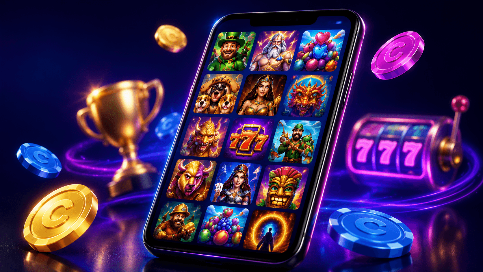 Coinz game library with 500+ games