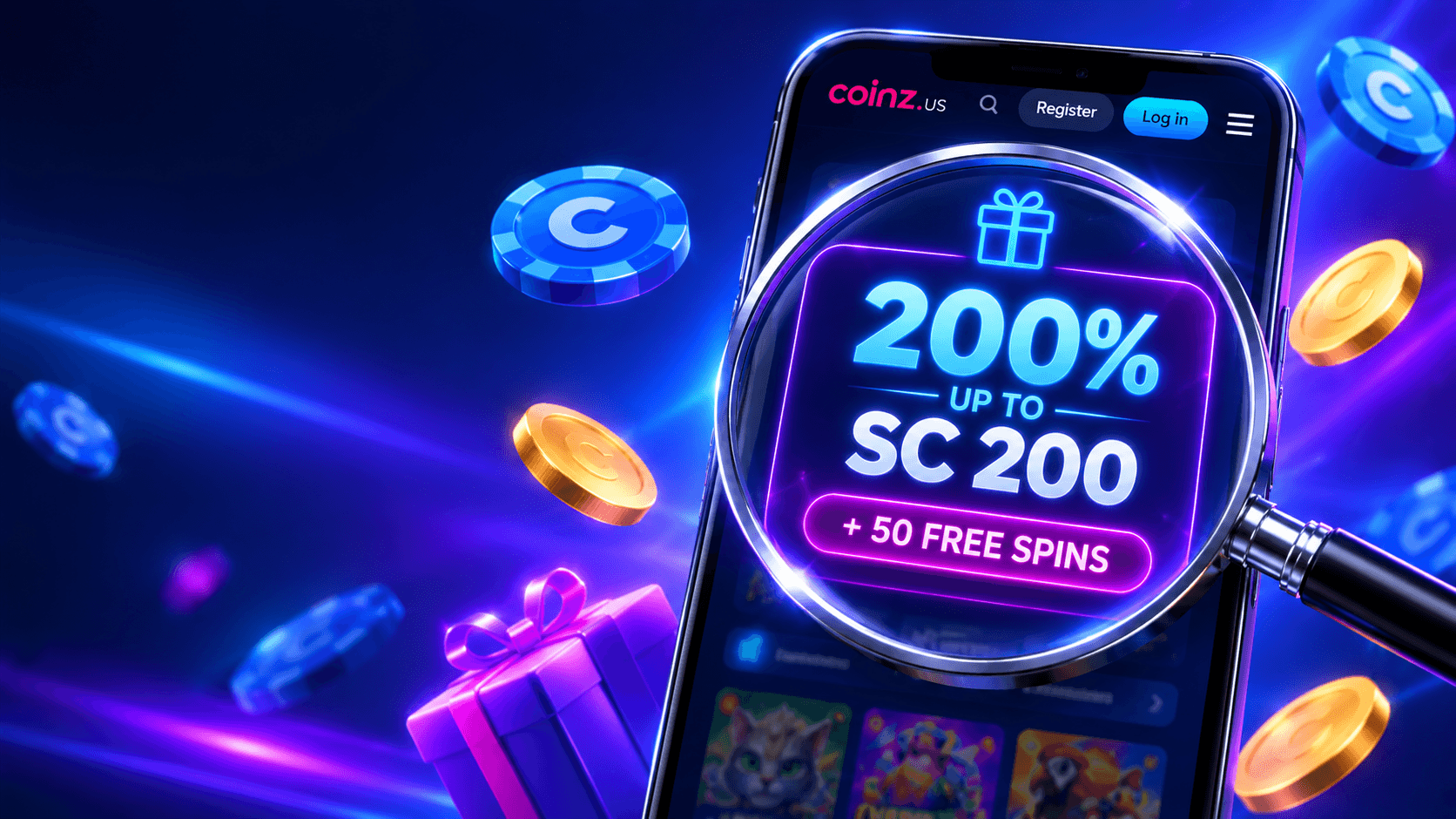 Coinz welcome offer package